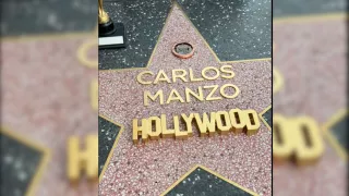 Carlos Manzo en Hollywood, colocan estrella en Paseo de la Fama