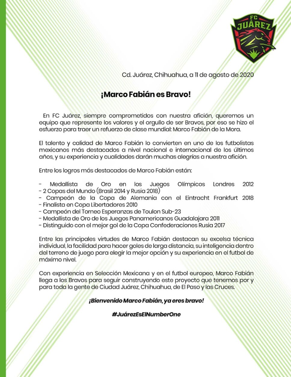 comunicado de bravos