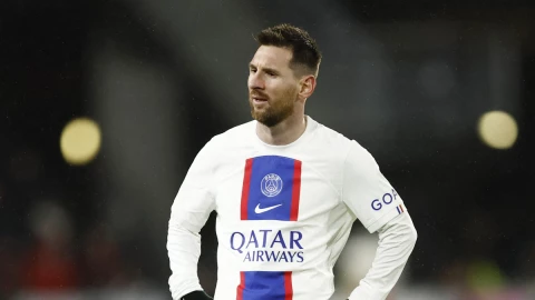 Lionel Messi con el PSG