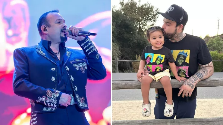 Emiliano, hijo de Pepe Aguilar, presentó a su hija quien es igualita a su tía