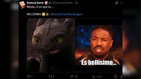 ‘Cómo entrenar a tu Dragón’ Usuarios reaccionan al tráiler