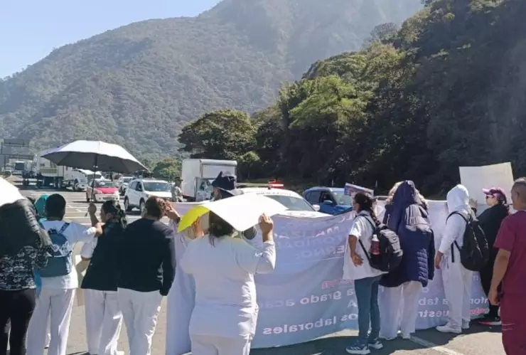 bloqueos en autopista de Veracruz