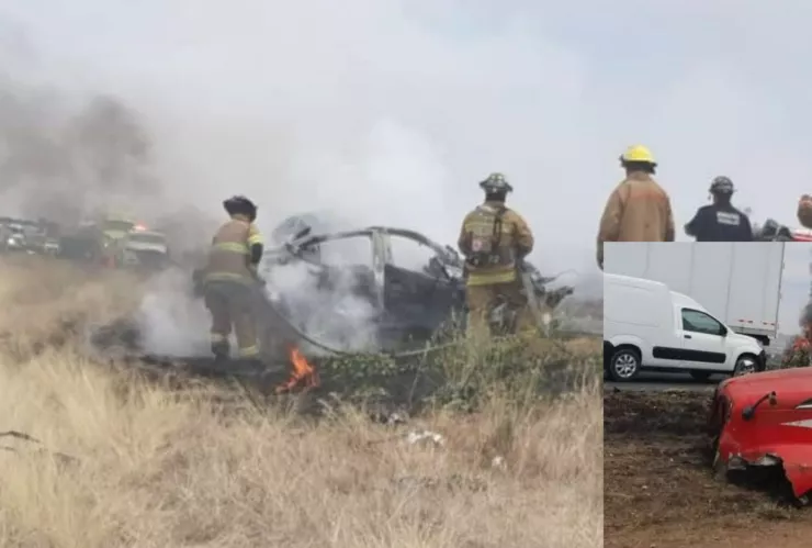 Así fue el accidente que dejó un muerto en la Carretera Zacatecas-Aguascalientes