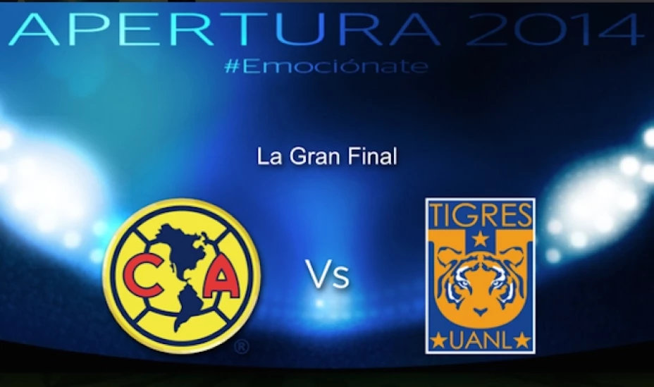La final del Torneo Apertura 2014 de la Liga MX del futbol mexicano