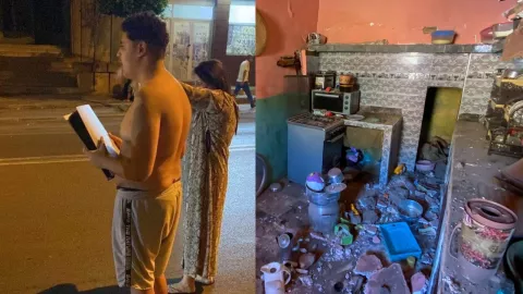 ¡En medio del terremoto en Marruecos, hombre rescata su PlayStation 5 y se viraliza!