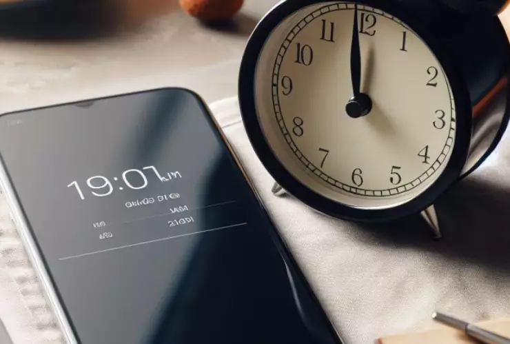 Configuración de celular para horario de invierno