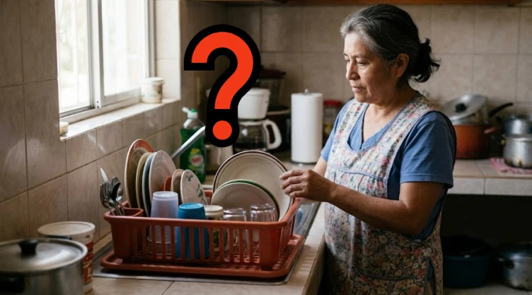 4 formas de secar los platos de la cocina sin usar el escurridor tradicional