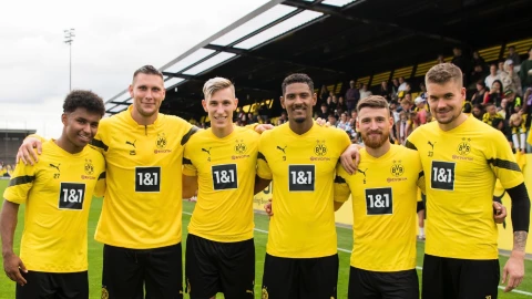 Jugadores del Borussia Dormund