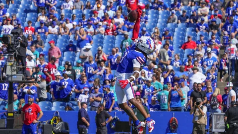 Damar Hamlin con los Buffalo Bills