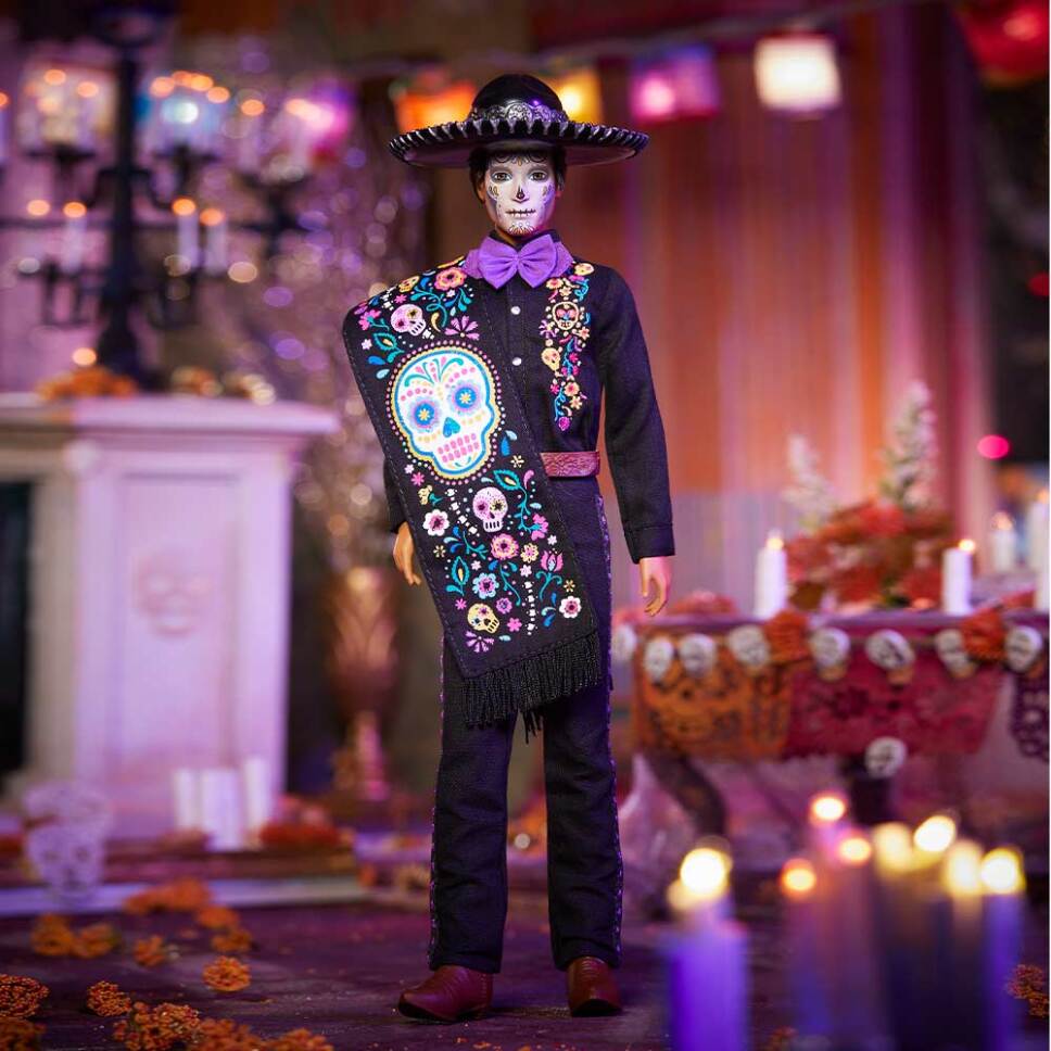 Muñeco Ken Día de Muertos