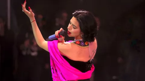 Ángela Aguilar en la Feria Ganadera de Querétaro 2024