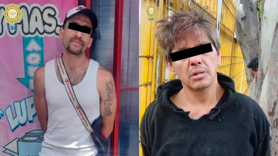 Presuntos ladrones son detenidos en Iztapalapa y Taxqueña