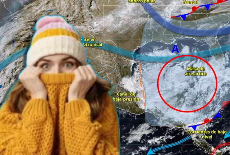 ¡Temperaturas de 5 grados! El Frente Frío 32, ‘Sac Nicté', y aire ártico amenazan con congelar a la Península de Yucatán