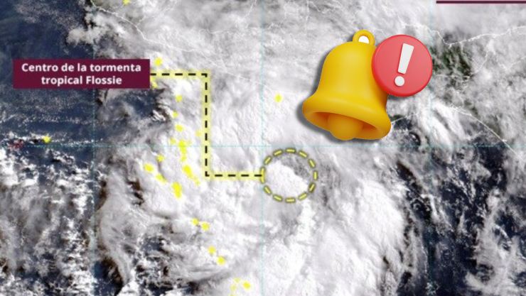 Se forma la tormenta tropical Flossie en el pacífico mexicano: Ubicación, trayectoria y estados afectados