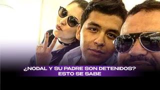 Christian Nodal y su padre llegan al Reclusorio Norte.