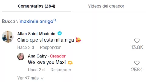 Comentario de Saint-Maximin sobre la abuela del América