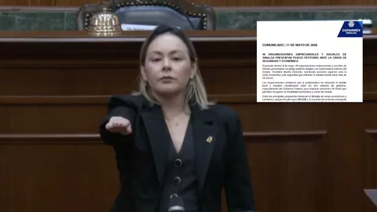 Coparmex lanza comunicado contra Yeraldine Bonilla, gobernadora de Sinaloa. .jpg