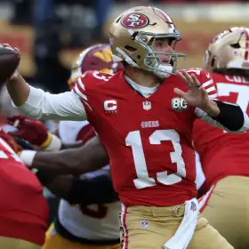 El quarterback de los 49ers de San Francisco Brock Purdy.