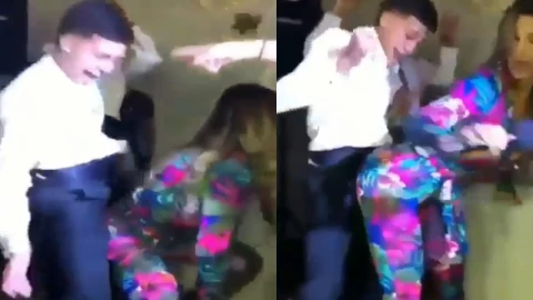 Maestra perrea con alumno