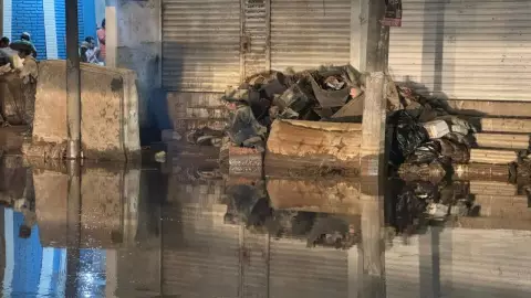 Continúan zonas anegadas tras inundación del viernes en Poza Rica