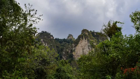En el Pueblo Mágico de Tepozteco el Año Nuevo se inicia desde el cerro y su vista inmejorable.