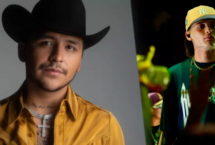 Peso Pluma y Christian Nodal