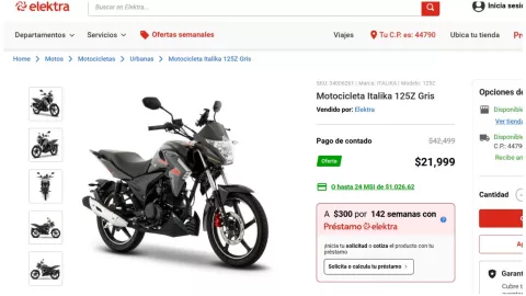moto italika precio