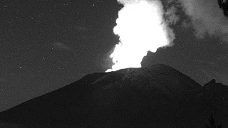 CENIZA popocatépetl hoy