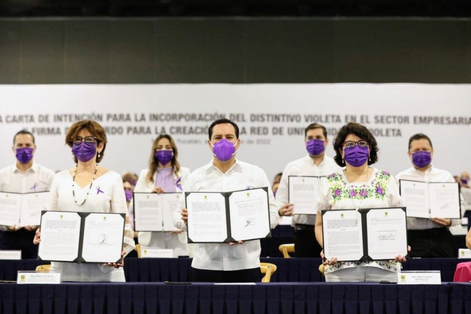 firma de universidades violetas