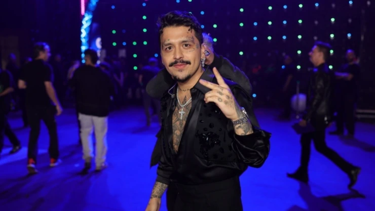 Cómo es el vínculo de Christian Nodal y su hija Inti