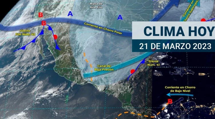 Clima en México hoy martes 21 de marzo: ¡Pronostican estados con hasta 45°C!