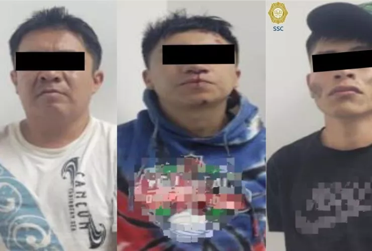 Tres personas detenidas por robo a casa en alcaldía Iztacalco