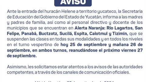 suspensiin clases segey