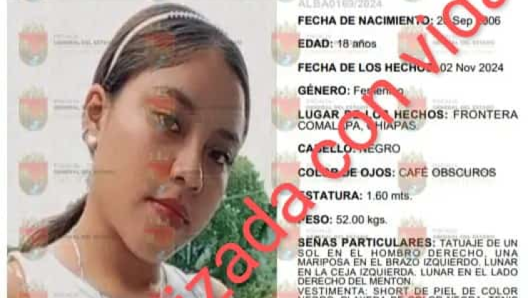 Odalis Adilene desaparecida