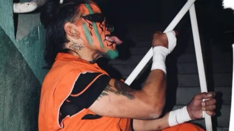 Halloween luchador mexicano