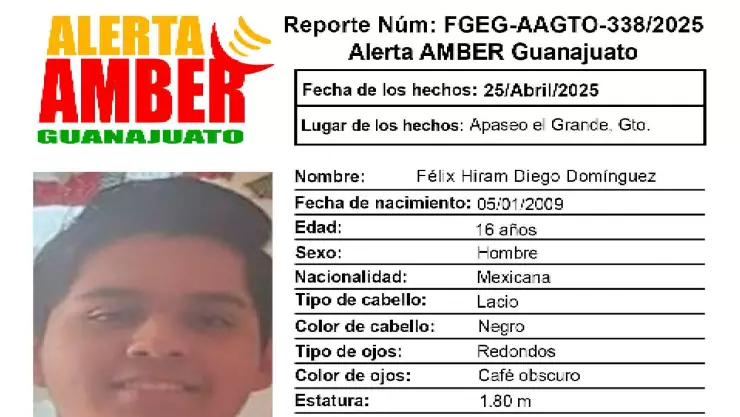 Desaparece Félix Hiram Diego Domínguez