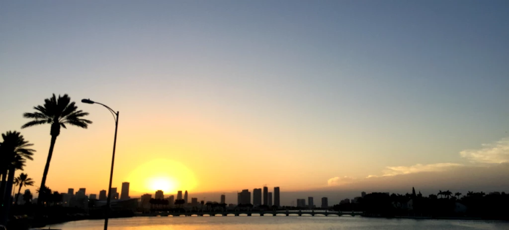 Miami ofrece los mejores atardeceres Foto Revista Central