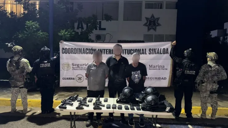 Detienen a tres hombres por secuestrar a una mujer en Culiacán..jpg