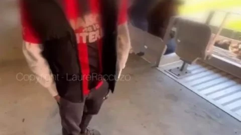 graban video porno en estadio Allianz Riviera durante partido