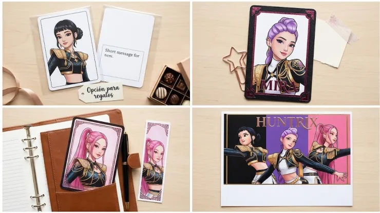 Photocards Huntrix regalos