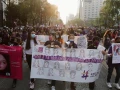 Vanguardia de la marcha del 25N