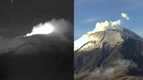 volcán Popocatépetl hoy 4 de julio de 2024 registró intensa ACTIVIDAD