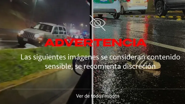 El video muestra los momentos posteriores al accidente ocurrido en Xalapa