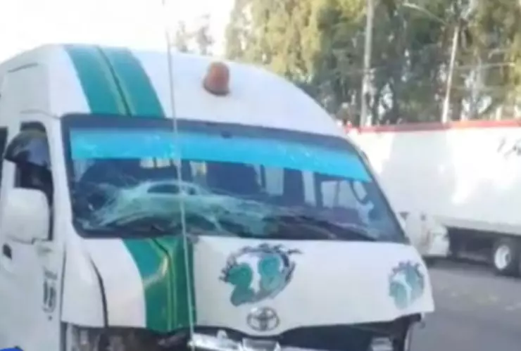 accidente combi ruta 28 camino a la resurrección