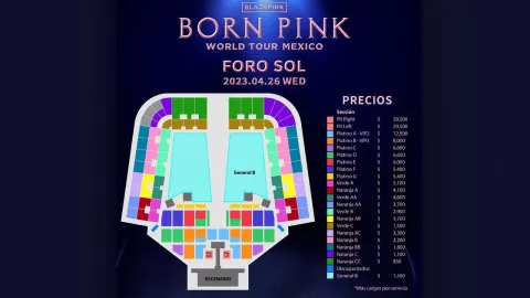 Blackpink boletos precio concierto México