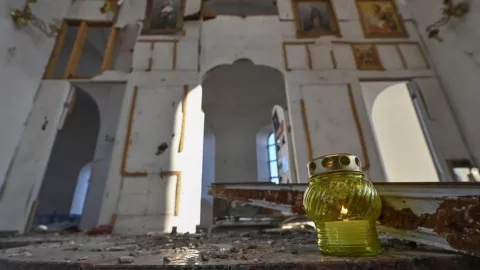 Ucrania Reuters Iglesia Destruida