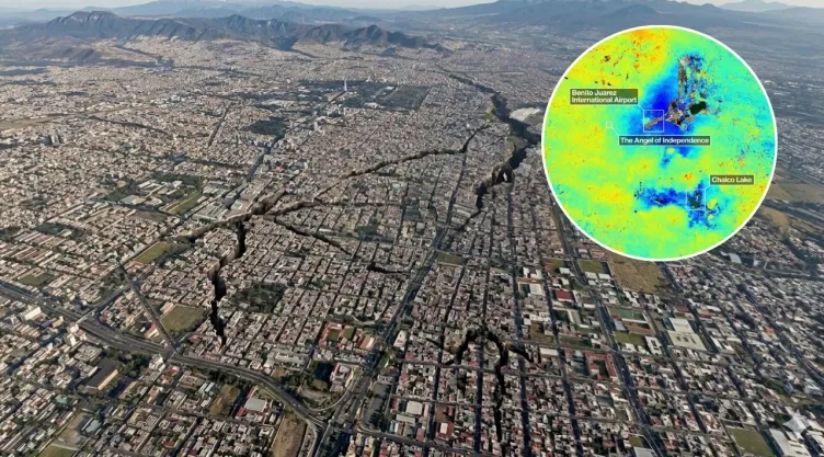 Hundimiento en Edomex 2026: Zonas de mayor riesgo y nuevos datos satelitales NASA
