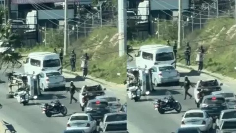 Volcadura en libramiento sur