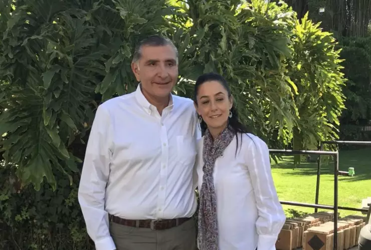 Adán Augusto y la presidenta de México, Claudia Sheinbaum.