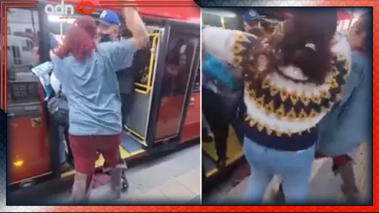 Mujeres agreden a policías en Metrobús CDMX